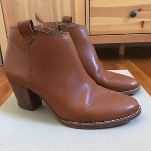 Madewell Billie Boots, English Saddle Leather sz6